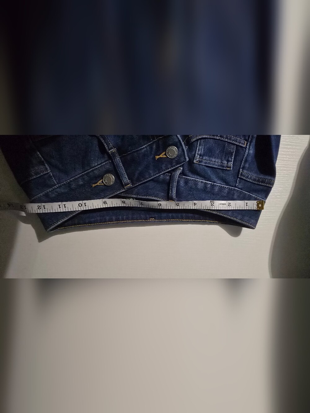 Halara Flex Asymmetric HW Washed Casual Baggy Jeans In Estate Blue Denim - Picture 11 of 14